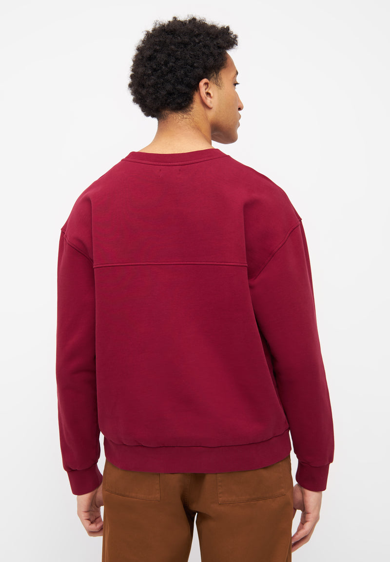 Givn Berlin Sweatshirt CEDRIC aus Bio-Baumwolle Sweater Tibetan Red