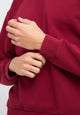 Givn Berlin Sweatshirt CEDRIC aus Bio-Baumwolle Sweater Tibetan Red