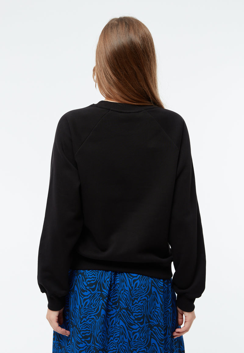 Givn Berlin Sweatshirt GBYARA aus weicher Bio-Baumwolle Sweater Black