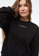 Givn Berlin Sweatshirt GBYARA aus weicher Bio-Baumwolle mit Stickerei Sweater Black