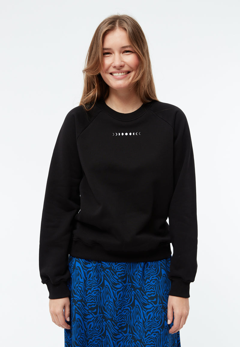 Givn Berlin Sweatshirt GBYARA aus weicher Bio-Baumwolle mit Stickerei Sweater Black