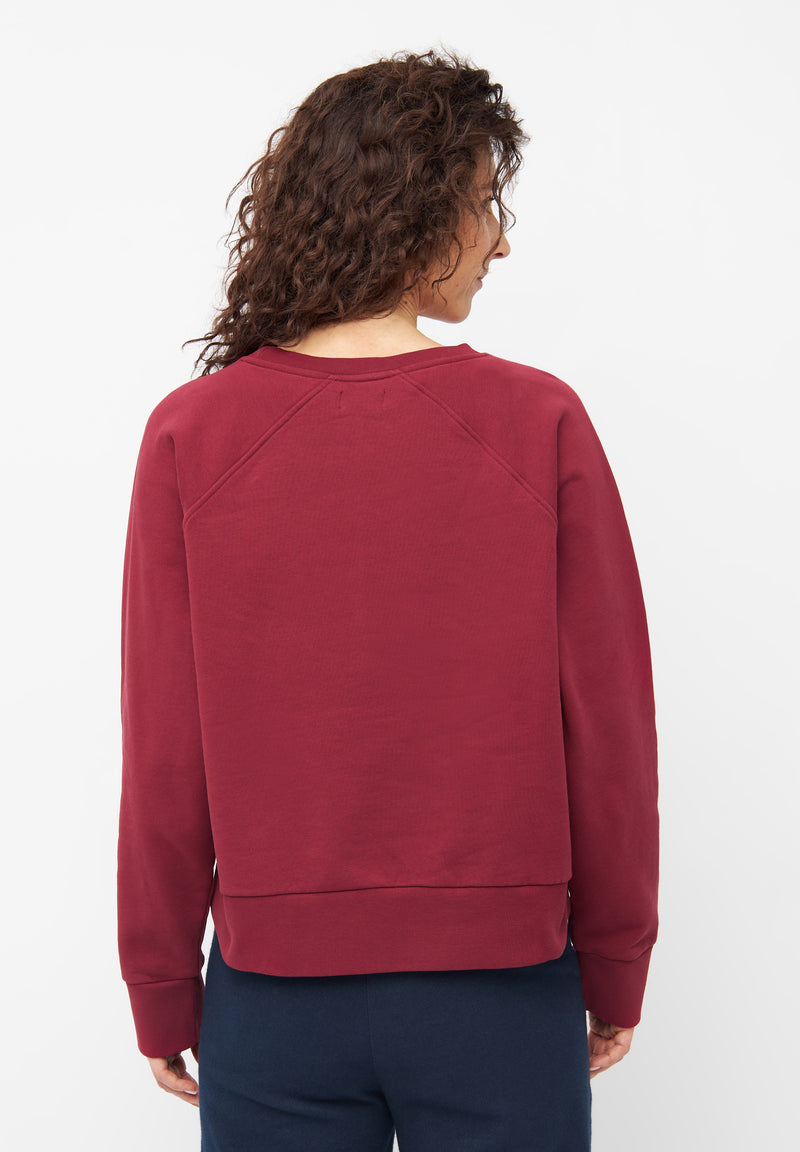 Givn Berlin Sweatshirt HEDI aus Bio-Baumwolle Sweater Tibetan Red