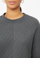 Givn Berlin Sweatshirt WILLOW aus Bio-Baumwolle Sweater Shadow Grey (Lines)