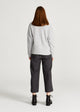 Givn Berlin Sweatshirt WILMA aus Bio-Baumwolle Sweater Mercury Grey (Rib)