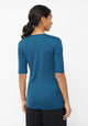 Givn Berlin T-Shirt ANN aus TENCEL™ Lyocell T-Shirt Moroccan Blue (Tencel)