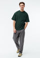 Givn Berlin T-Shirt GBCLIFF Heavyweight aus Bio-Baumwolle T-Shirt Bottle Green