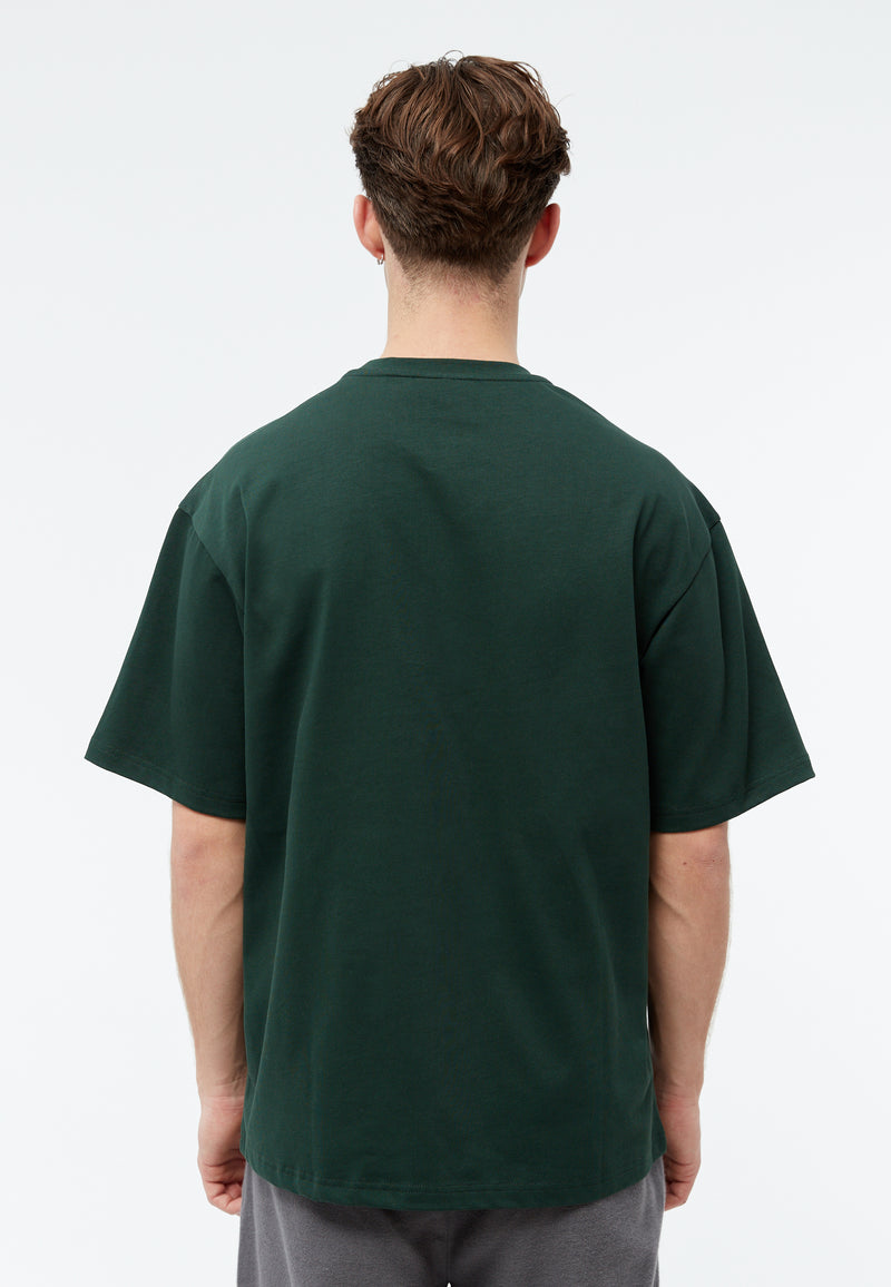 Givn Berlin T-Shirt GBCLIFF Heavyweight aus Bio-Baumwolle T-Shirt Bottle Green