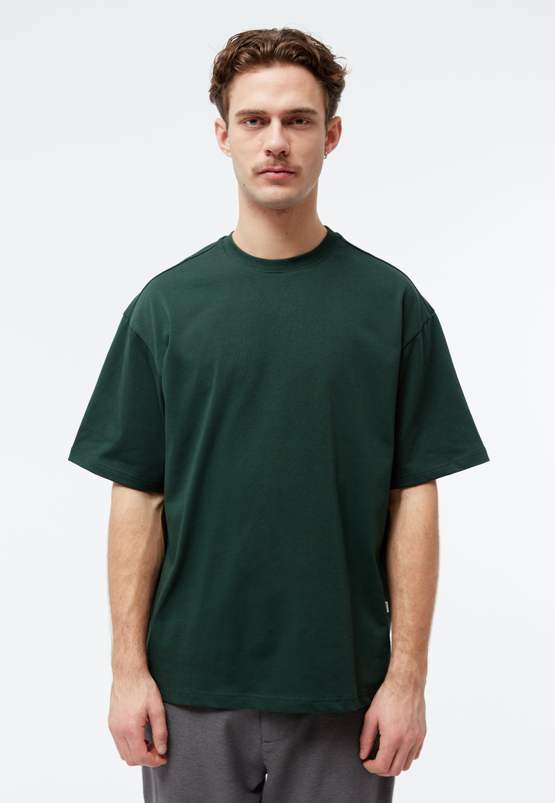 Givn Berlin T-Shirt GBCLIFF Heavyweight aus Bio-Baumwolle T-Shirt Bottle Green