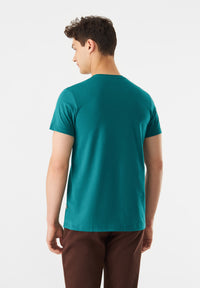 Givn Berlin T-Shirt GBCOLBY (Coffee) aus Bio-Baumwolle T-Shirt Malachite Green