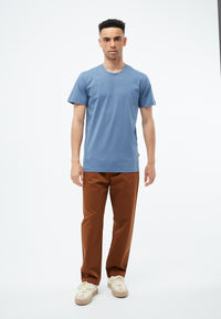 Givn Berlin T-Shirt GBCOLBY aus Bio-Baumwolle T-Shirt Steel Blue