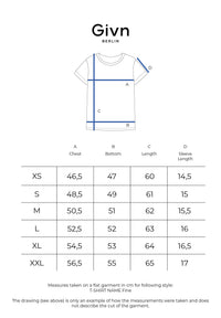 Givn Berlin T-Shirt GBFINE aus Bio-Baumwoll Jersey T-Shirt Black