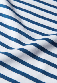 Givn Berlin T-Shirt GBJULIA (HEART) aus Bio-Baumwolle mit Stickerei T-Shirt Blazing Blue / White (Stripes)