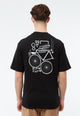 Givn Berlin T-Shirt GBLASSE (BIKE PARTS) aus Bio-Baumwoll Jersey mit Print T-Shirt Black