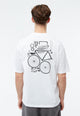 Givn Berlin T-Shirt GBLASSE (BIKE PARTS) aus Bio-Baumwoll Jersey mit Print T-Shirt White