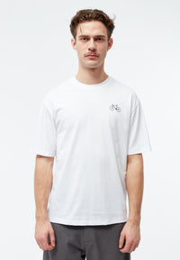 Givn Berlin T-Shirt GBLASSE (BIKE PARTS) aus Bio-Baumwoll Jersey mit Print T-Shirt White