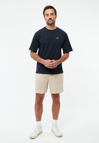 Givn Berlin T-Shirt GBLASSE (PAPER PLANE) aus Bio-Baumwolle mit Stickerei T-Shirt Midnight Blue