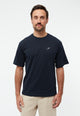 Givn Berlin T-Shirt GBLASSE (PAPER PLANE) aus Bio-Baumwolle mit Stickerei T-Shirt Midnight Blue
