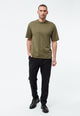 Givn Berlin T-Shirt GBLASSE aus Bio-Baumwolle T-Shirt Khaki