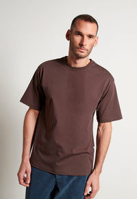 Givn Berlin T-Shirt GBLASSE aus Bio-Baumwolle T-Shirt Coffee Brown