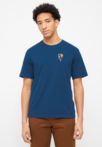 Givn Berlin T-Shirt LASSE (Balloon) aus Bio-Baumwolle T-Shirt Moroccan Blue