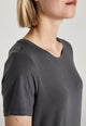 Givn Berlin T-Shirt LENA aus TENCEL™ Lyocell T-Shirt Shadow Grey (Tencel)