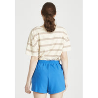 Givn Berlin T-Shirt TIANA aus Bio-Baumwolle T-Shirt Off White / Muddy Brown (Stripes)