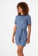Givn Berlin Taillierter Jumpsuit GBCASSIE aus LENZING™ ECOVERO™ mit Gürtel Jumpsuit Steel Blue
