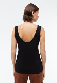 Givn Berlin Tank-Top GBMAISIE aus Baumwoll-Leinen Mix Top Black (Linen)