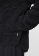 Givn Berlin Teddyfell-Cardigan LINN aus Bio-Baumwolle Jacket Black