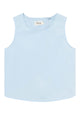 Givn Berlin Top GBDOROTHY aus Baumwolle mit Rückendetail Blouse Ice Blue