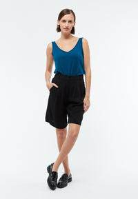 Givn Berlin Top Victoria aus  TENCEL™ Lyocell Top Moroccan Blue (Tencel)