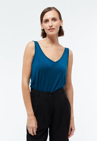 Givn Berlin Top Victoria aus  TENCEL™ Lyocell Top Moroccan Blue (Tencel)