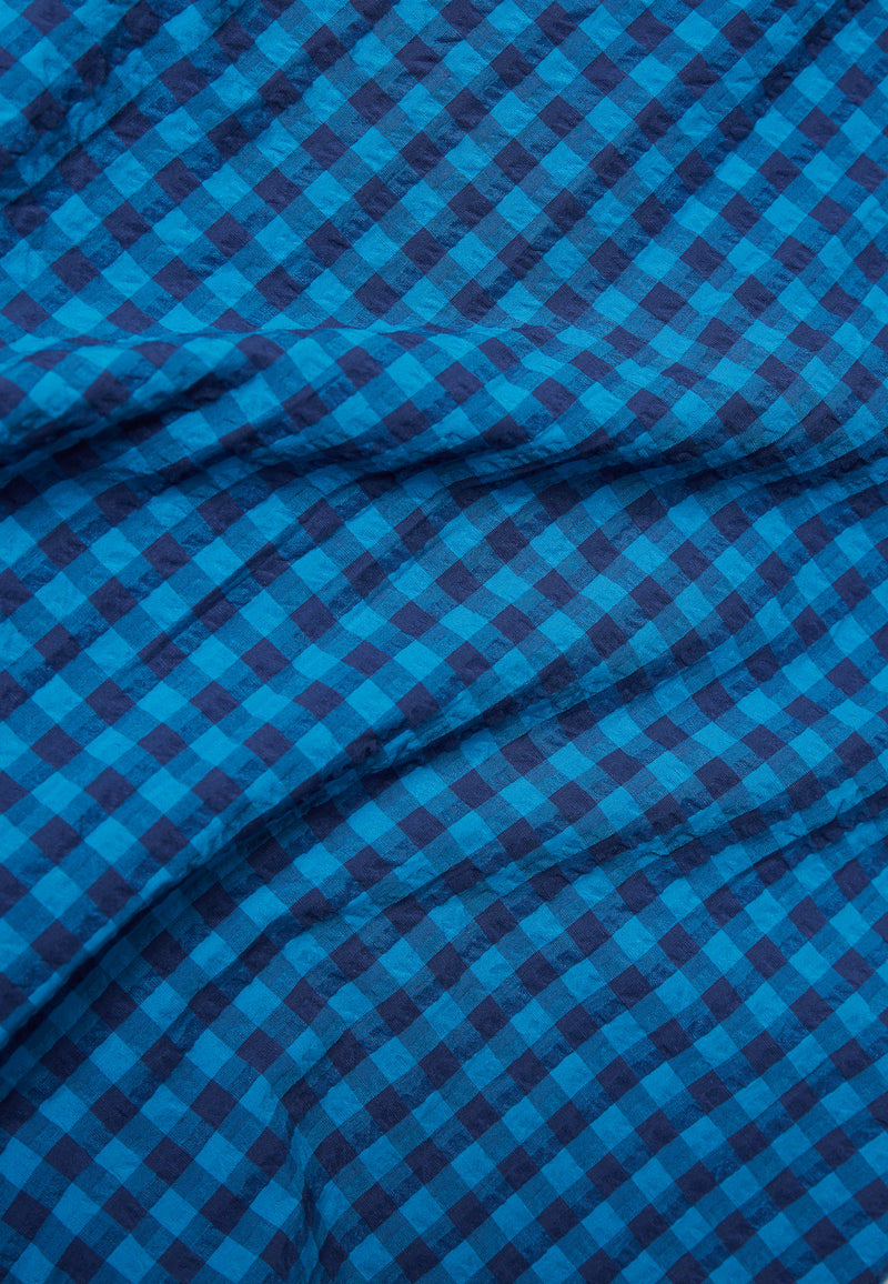 Givn Berlin Trägerkleid GBBRITNEY aus Bio-Baumwoll Seersucker Dress Gentle Blue / Nightshade Blue (Structure)