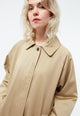 Givn Berlin Trenchcoat GBMIKA aus Bio-Baumwolle Jacket Beige