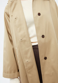 Givn Berlin Trenchcoat GBMIKA aus Bio-Baumwolle Jacket Beige