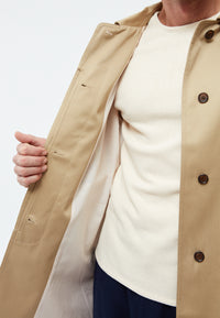 Givn Berlin Trenchcoat GBMIKA aus Bio-Baumwolle Jacket Beige