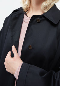Givn Berlin Trenchcoat GBMIKA aus Bio-Baumwolle Jacket Dark Blue