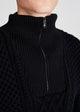 Givn Berlin Troyer-Strickpullover FINN aus Bio-Baumwolle Sweater Black