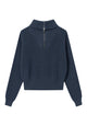 Givn Berlin Troyer-Strickpullover LUZ aus Bio-Baumwolle Sweater Midnight Blue
