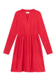 Givn Berlin Volantkleid GBMARIANNA  aus LENZING™ ECOVERO™ Dress Strawberry
