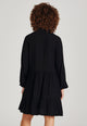Givn Berlin Volantkleid LENDRA aus LENZING™ ECOVERO™ Dress Black