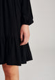 Givn Berlin Volantkleid LENDRA aus LENZING™ ECOVERO™ Dress Black