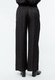 Givn Berlin Weite Hose GBMARLA aus TENCEL™ mit Peach-Effekt Trousers Black / Dark Khaki (Waves)