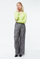 Givn Berlin Weite Hose GBMARLA aus TENCEL™ mit Peach-Effekt Trousers Black / Grey (Snake)
