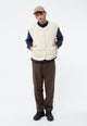 Givn Berlin Weste GBMARIS aus recyceltem Polyester Vest Off White