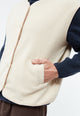 Givn Berlin Weste GBMARIS aus recyceltem Polyester Vest Off White