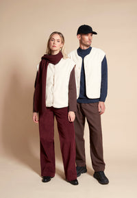 Givn Berlin Weste GBMARIS aus recyceltem Polyester Vest Off White