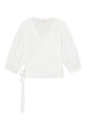 Givn Berlin Wickelbluse GBNATASHA aus LENZING™ ECOVERO™ Blouse White