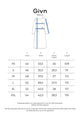 Givn Berlin Wickelkleid GBBABETTE aus Bio-Baumwoll Crepe Dress Nightshade Blue (Outlines)