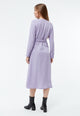 Givn Berlin Wickelkleid GBVIRGINIA aus TENCEL™ mit Peach-Effekt Dress Light Amethyst (Tencel)